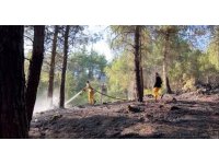 Burdur’da orman yangını ekiplerin hızlı müdahalesi ile söndürüldü