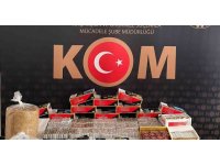 Burdur’da kaçak sigara operasyonunda 4 bin 596 adet doldurulmuş makaron ele geçirildi