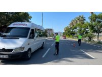 Sürücü ve yolcular denetlendi