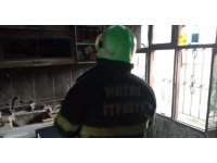 Hatay’da mesken yangını çıktı