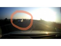 Otoyolda ters yönden giden aracın görüntüsü ortaya çıktı