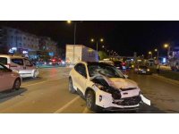 Otomobilin çarpıp ölümüne sebep olduğu yayanın metrelerce sürüklendiği anlar kamerada