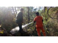 Ormanlık alanda çıkan yangın kontrol altına alındı