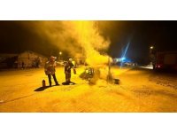 Hatay’da trafoda çıkan yangın söndürüldü