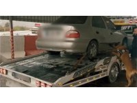 Çekici üzerinde kaza süsü verilmiş otomobilde 75 kilo 750 gram uyuşturucu ele geçirildi