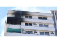 Lüks apartmandaki yangın korkuttu
