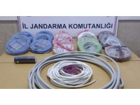 Isparta’da kablo hırsızlığı yapan 5 şüpheli yakalandı