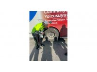 Burdur Emniyetinin kış lastiği denetiminde 81 araca ceza işlem uygulandı