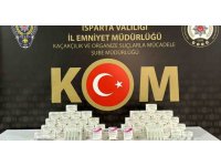 Isparta’da kaçakçılık operasyonu: Çok sayıda malzeme ele geçirildi