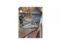 Hatay’da bir evde yangını çıktı