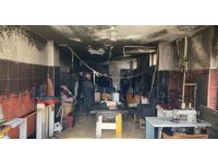 Yangında kullanılamaz hale gelen mobilya atölyesinde kundaklama şüphesi