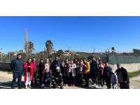 Hatay’da gönüllü kadınlara yangından korunma eğitimi