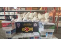 Adana’da 5 milyon 916 bin TL değerinde gümrük kaçağı makaron ele geçirildi