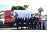 2 mobil göç aracı Mersin’de hizmet vermeye başladı