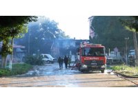 Eski devlet hastanesinde çıkan yangında 20 saat geride kaldı