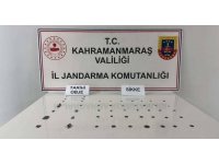 Kahramanmaraş’ta sikke ve tarihi objeler ele geçirildi
