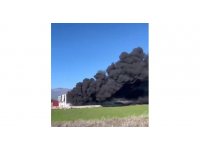 Hatay’da fabrikada yangın çıktı