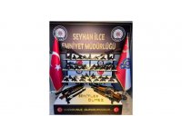 Seyhan polisi 58 ruhsatsız silah ele geçirdi, 12 kişi tutuklandı