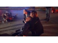 Motosikletin çarptığı Alman uyruklu kadın ve sürücü yaralandı