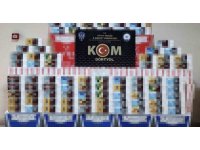 Dörtyol’da gümrük kaçağı makaron ele geçirildi