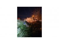 Defne’de çöplük yangını büyümeden kontrol altına alındı