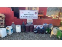 Mersin’de 325 litre sahte içki ile kaçak makaron ele geçirildi