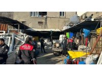 Hatay’da polis ekileri hurdacıları denetledi