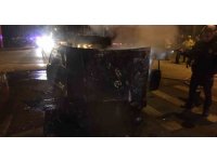 Burdur’da seyir halindeki otomobil yanarak kullanılamaz hale geldi