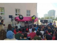 Mersin’de öğrenci ve minibüs şoförlerine trafik eğitimi verildi