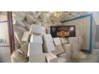 Adana’da 40 milyon 480 bin makaron ele geçirildi