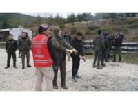 Orman muhafaza memurlarına silah kullanma eğitimi