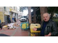 Yolu kapatan PTT kargo çalışanlarını uyaran vatandaşa darp iddiası