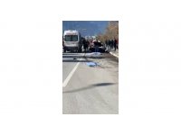 Antalya’da beton mikserinin çarptığı adam feci şekilde can verdi