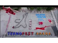 Adanalı öğrencilerden TEKNOFEST koreografisi