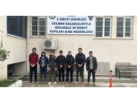 Yurda kaçak yollarla giren göçmen şahıslar polis ekipleri tarafından yakalandı