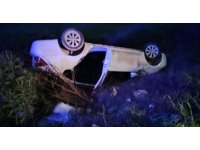 Hatay’da otomobil devrildi: 1 yaralı