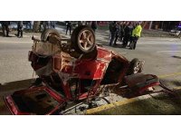 Isparta’da 1 kişinin öldüğü kaza güvenlik kamerasına yansıdı