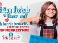 Kepez’den ‘Okula hazırlık tarama testi’