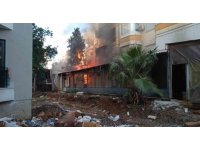 Boş restoranda yangın çıktı, mahalleli isyan etti