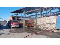 Demir çelik fabrikasında korkutan yangın