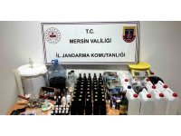 Sahte içki üretip satan şüpheli yakalandı