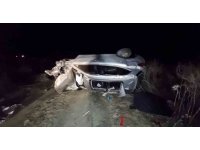 Burdur’da kontrolden çıkan otomobil şarampole devrildi: 2 ölü, 1 ağır yaralı