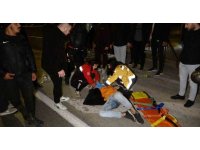 Alkollü sürücü adayının kullandığı motosiklet devrildi, 2 kardeş yaralandı