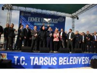 Aylık 110 bin kapasiteli Tarsus Ekmek Fabrikası törenle açıldı