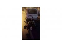Alkollü motosiklet sürücüsü trafik kazasında ağır yaralandı