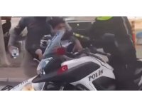 Ehliyetsiz sürücü polisin elinden kaçmak için her yolu denedi, yaptıkları pes dedirtti