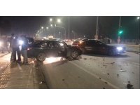 Mersin’de otomobiller çarpıştı: 3 yaralı