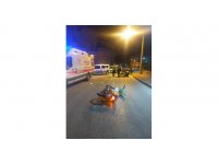 Burdur’da kontrolü kaybedip motordan düşen alkollü sürücü yaralandı