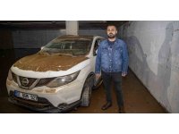 Su dolu otoparka inen vatandaş gördüğü manzaraya inanamadı