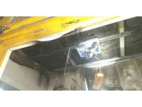 Antakya’da konteyner yangını